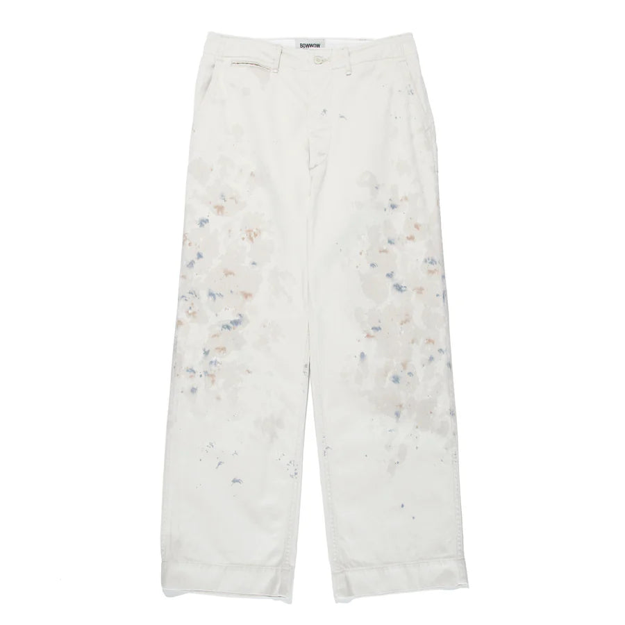 バウワウ BW251-SWT STAINED WORK TROUSERS メンズ トラウザース チノパン O.BEIGE AGING