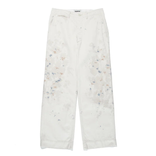 バウワウ BW251-SWT STAINED WORK TROUSERS メンズ トラウザース チノパン O.BEIGE AGING