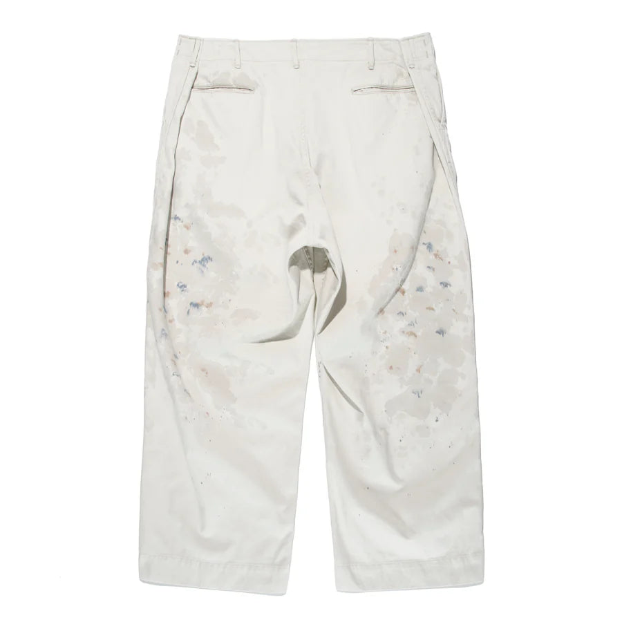 バウワウ BW251-SWT STAINED WORK TROUSERS メンズ トラウザース チノパン O.BEIGE AGING