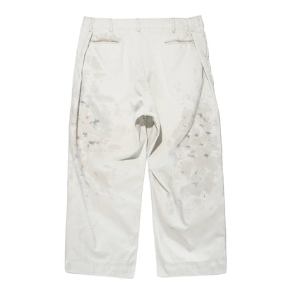 バウワウ BW251-SWT STAINED WORK TROUSERS メンズ トラウザース チノパン O.BEIGE AGING