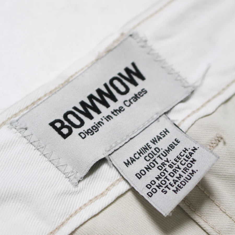 バウワウ BW251-SWT STAINED WORK TROUSERS メンズ トラウザース チノパン O.BEIGE AGING