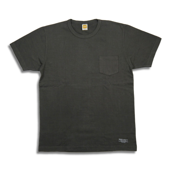 トロフィークロージング TR23SS-204 Horsehide Logo Magical Design コラボレーションアイテム Tシャツ GUN BLACK