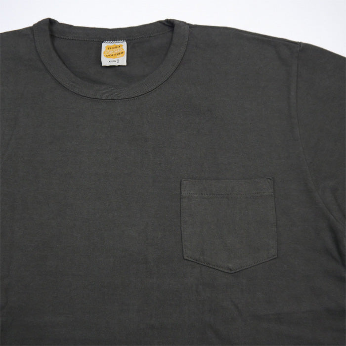 トロフィークロージング TR23SS-204 Horsehide Logo Magical Design コラボレーションアイテム Tシャツ GUN BLACK