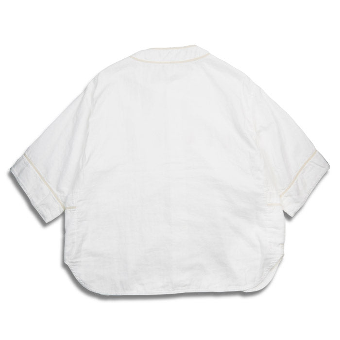 ポータークラシック PC-056-2126 SUVIN GOLD GAUZE BASEBALL SHIRT CUSTOM (CLASSIC RED) スビンゴールドガーゼベースボールシャツ（クラシックレッド）ホワイト