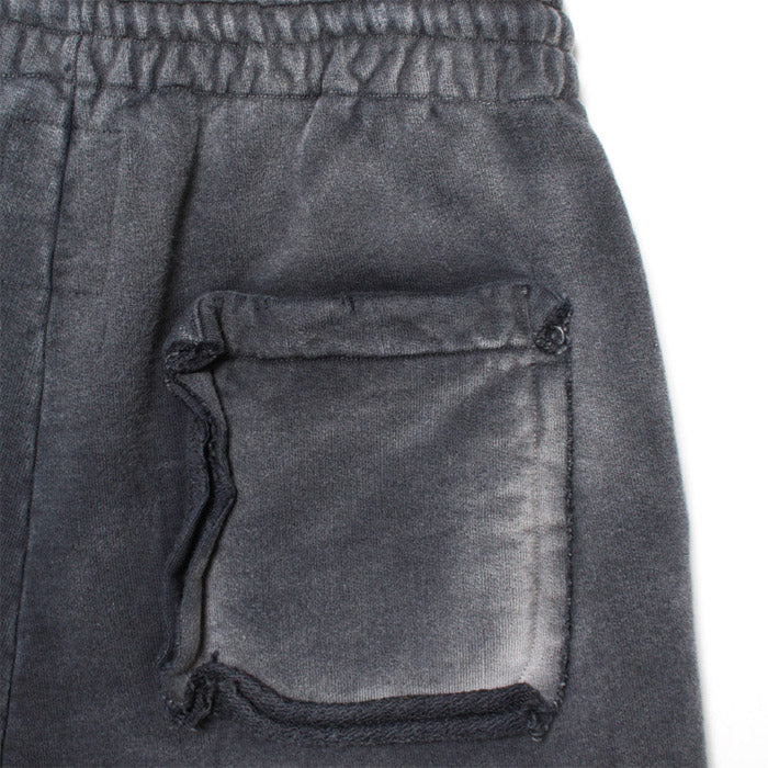 バウワウ BW231-BMSS 【COLLABORATION】BATMAN SWEAT SHORTS コラボ バットマン ブラックスウェットショーツ BLACK AGEING