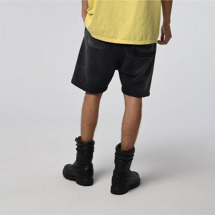 バウワウ BW231-BMSS 【COLLABORATION】BATMAN SWEAT SHORTS コラボ バットマン ブラックスウェットショーツ BLACK AGEING