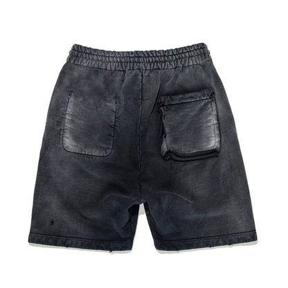 バウワウ BW231-BMSS 【COLLABORATION】BATMAN SWEAT SHORTS コラボ バットマン ブラックスウェットショーツ BLACK AGEING