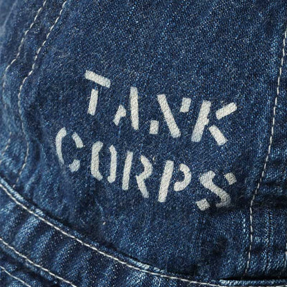 バズリクソンズ Lot No. BR02850 HAT, WORKING, DENIM VINTAGE WASHED STENCIL 429H ハードウォッシュ メンズ デニム ハット