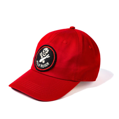 BASEBALL CAP / JOLLY ROGER:RED