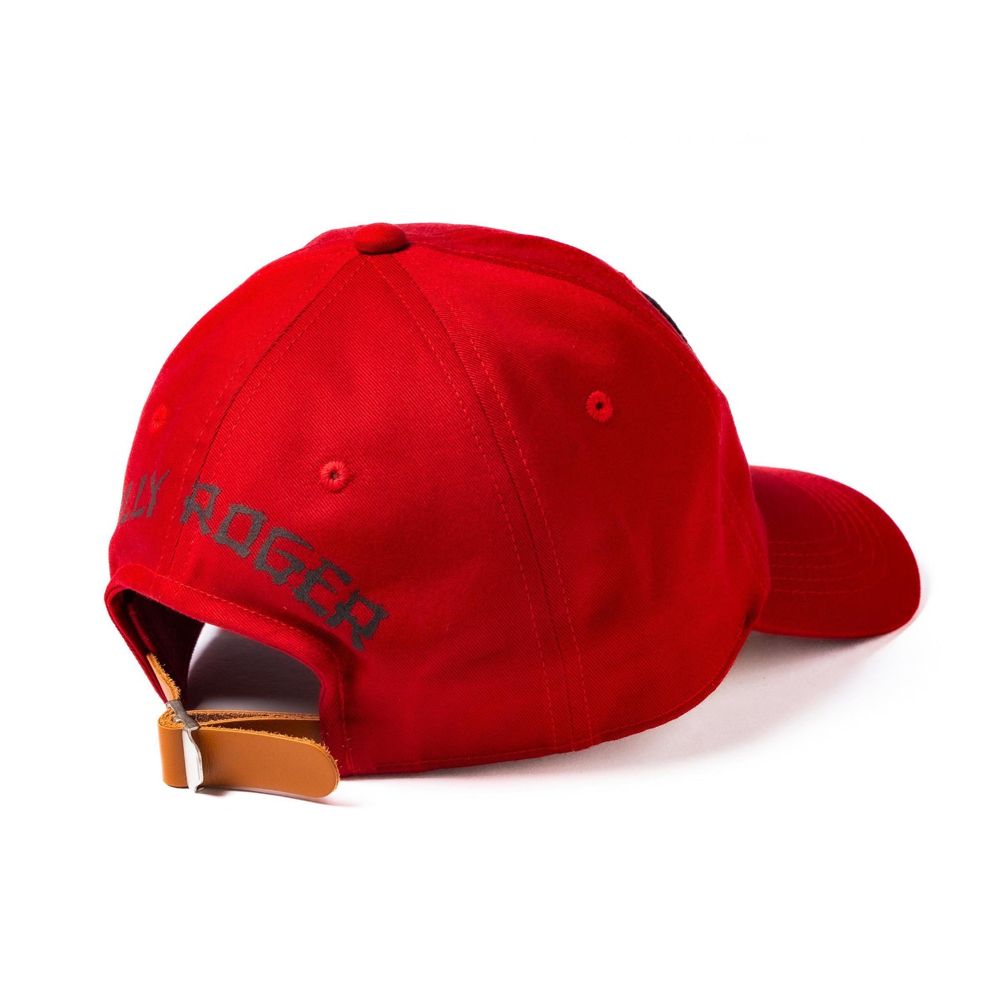BASEBALL CAP / JOLLY ROGER:RED