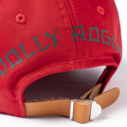 BASEBALL CAP / JOLLY ROGER:RED