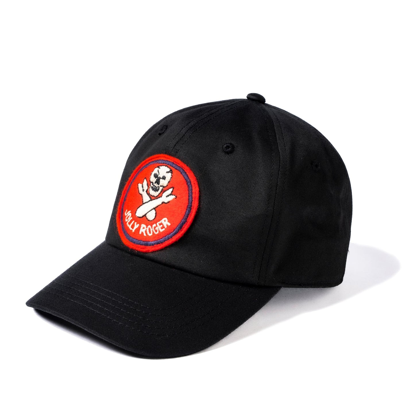 BASEBALL CAP / JOLLY ROGER:BLACK