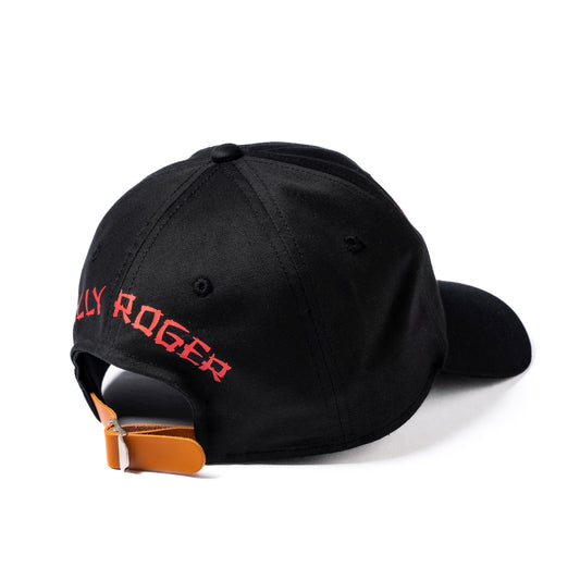 BASEBALL CAP / JOLLY ROGER:BLACK