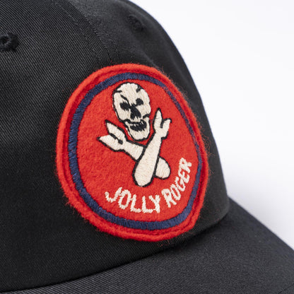 BASEBALL CAP / JOLLY ROGER:BLACK
