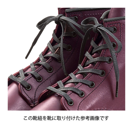 レッドウィング LACES STYLE NO.97155 48" Flat Waxed Laces Black 48インチ フラット ワックスドレース シューレース 靴紐 ブラック