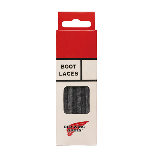 レッドウィング LACES STYLE NO.97155 48" Flat Waxed Laces Black 48インチ フラット ワックスドレース シューレース 靴紐 ブラック
