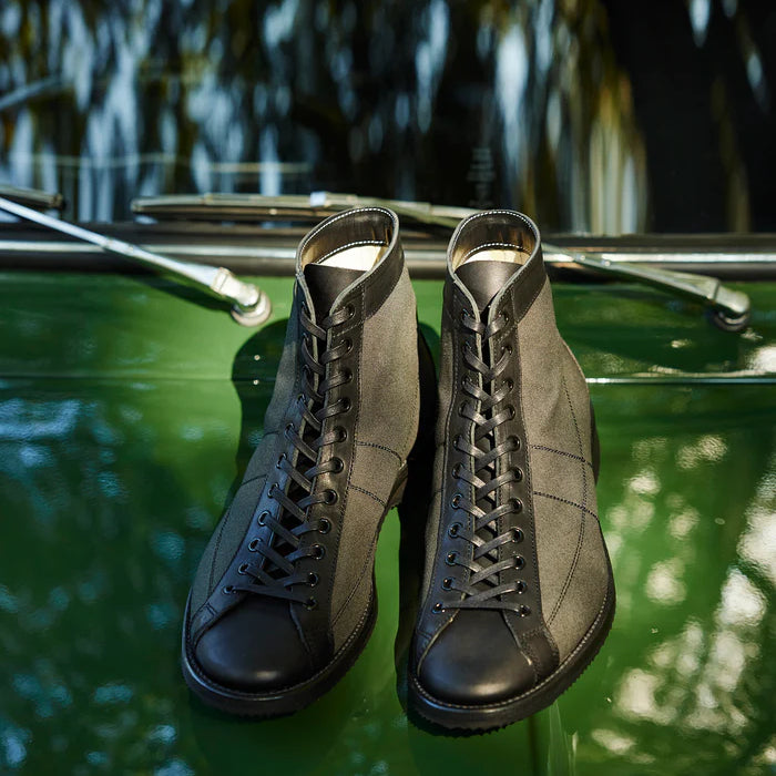 HENRY（ヘンリー）D.GREY CANVAS/VACHETTA BLK