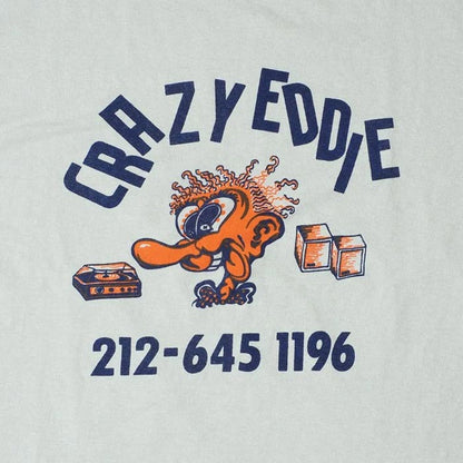 ウエアハウス WHTS-24SS003 Lot 4064 CRAZY EDDIE サックス メンズ 半袖 プリント Tシャツ セコハン バックプリント