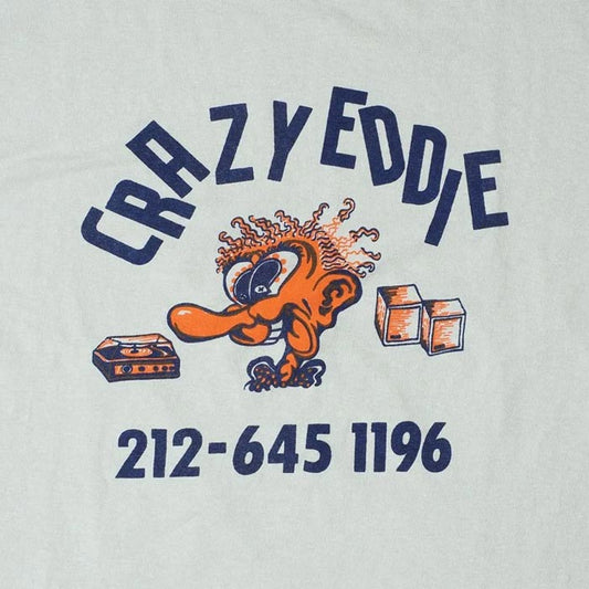 ウエアハウス WHTS-24SS003 Lot 4064 CRAZY EDDIE サックス メンズ 半袖 プリント Tシャツ セコハン バックプリント