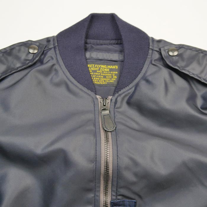 ザ リアルマッコイズ MJ23003 TYPE L-2A REAL McCOY MFG. CO. ネイビー メンズ アウター フライトジャケット ミリタリー