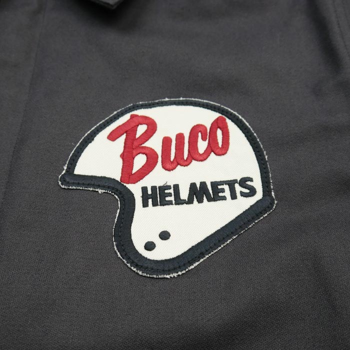 ブコ BJ23002 BUCO UTILITY JACKET / LOGO チャコール ブコ ユーティリティジャケット ロゴ バイカー モーターサイクル