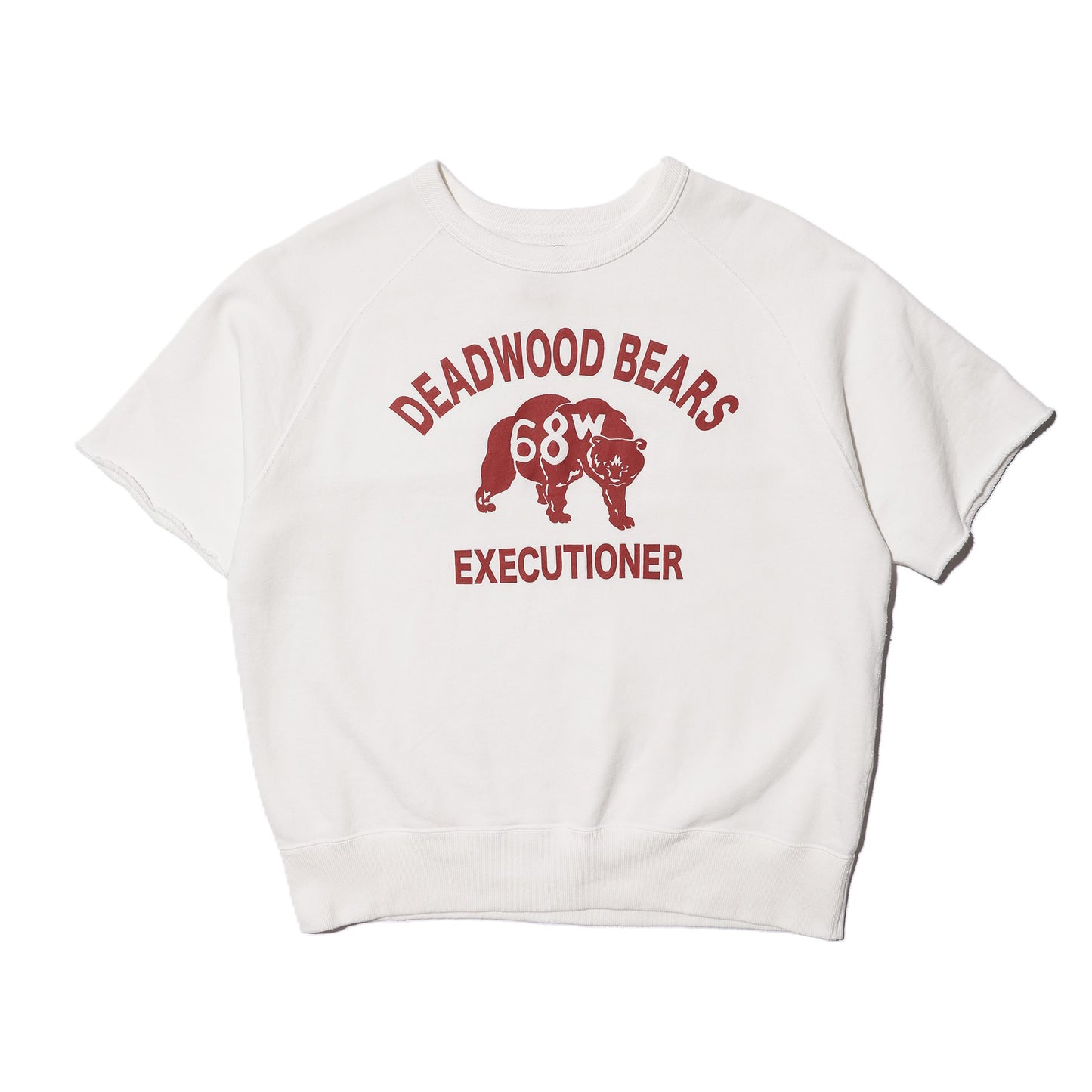 コリンボハンティンググッズ ZZ-0402 Lagergeld Cut-off Sweat Shirt =DEADWOOD BEARS= -ﾃﾞｯﾄﾞｳｯﾄﾞﾍﾞｱｰ ホワイト
