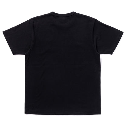 ザ リアルマッコイズ MC24005 MILITARY TEE / GOOD GUYS WEAR MCCOY’S BLACK メンズ ミリタリー プリント Tシャツ