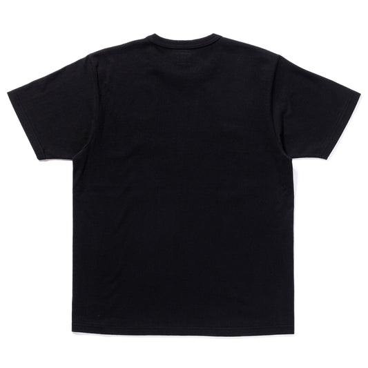 ザ リアルマッコイズ MC24005 MILITARY TEE / GOOD GUYS WEAR MCCOY’S BLACK メンズ ミリタリー プリント Tシャツ