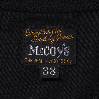 ザ リアルマッコイズ MC24005 MILITARY TEE / GOOD GUYS WEAR MCCOY’S BLACK メンズ ミリタリー プリント Tシャツ