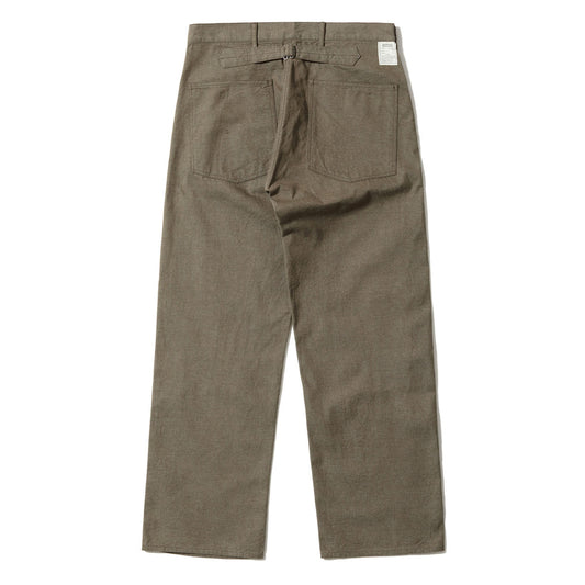 Lot No. BR42531 / TROUSERS, WORKING, BROWN DENIM