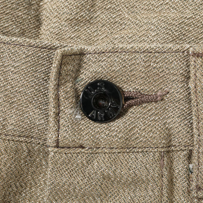 Lot No. BR42531 / TROUSERS, WORKING, BROWN DENIM