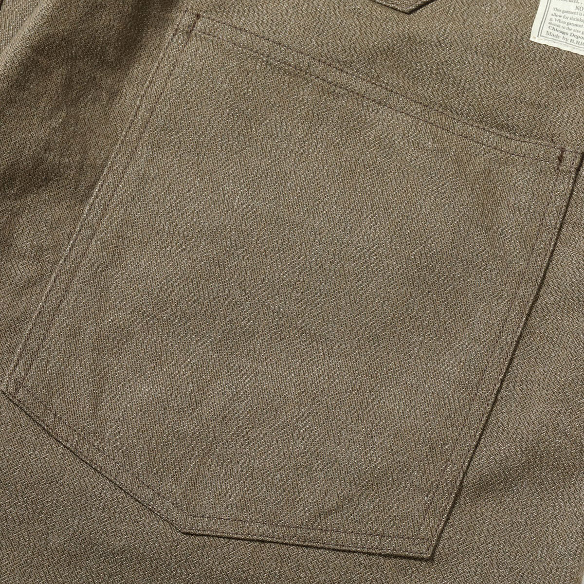 Lot No. BR42531 / TROUSERS, WORKING, BROWN DENIM