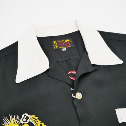 テーラー東洋 Lot No. TT39102 SUKA BOWLING SHIRT “DRAGON HEAD” スカ ボーリング シャツ ブラック