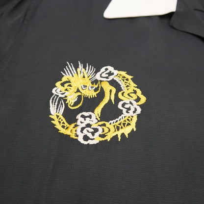 テーラー東洋 Lot No. TT39102 SUKA BOWLING SHIRT “DRAGON HEAD” スカ ボーリング シャツ ブラック