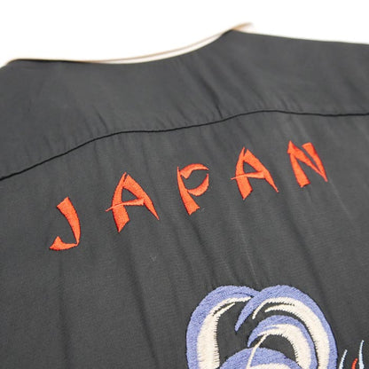 テーラー東洋 Lot No. TT39102 SUKA BOWLING SHIRT “DRAGON HEAD” スカ ボーリング シャツ ブラック