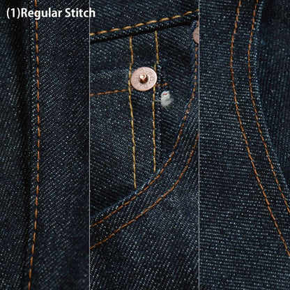 デラックスウエア DX5016 SLIM STRAIGHT スリムストレートジーンズ ワンウォッシュ