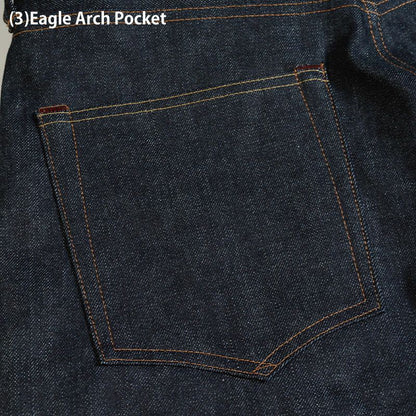 デラックスウエア DX5016 SLIM STRAIGHT スリムストレートジーンズ ワンウォッシュ