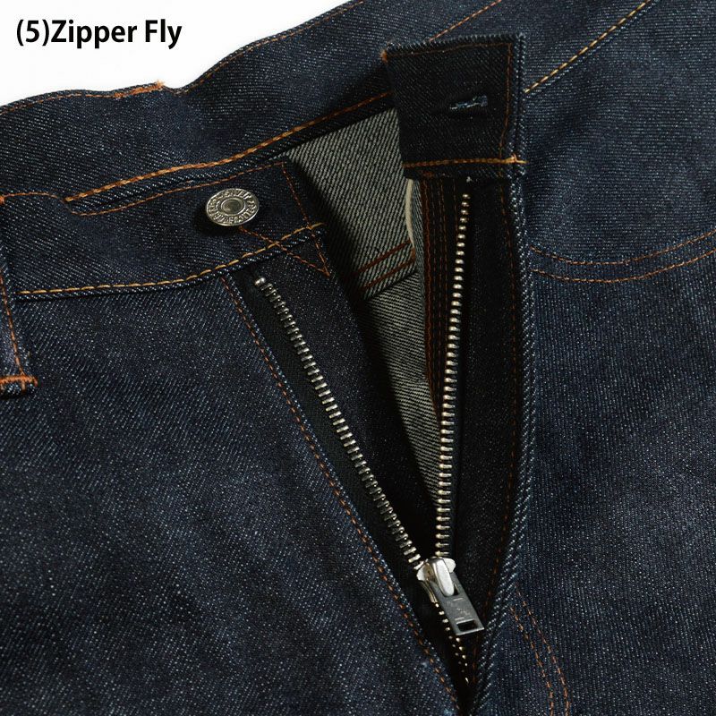 デラックスウエア DX5016 SLIM STRAIGHT スリムストレートジーンズ ワンウォッシュ