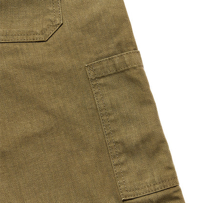 [LP-1179-OLV] Sulfur Dyed Herringbone Work Pants-Olive
