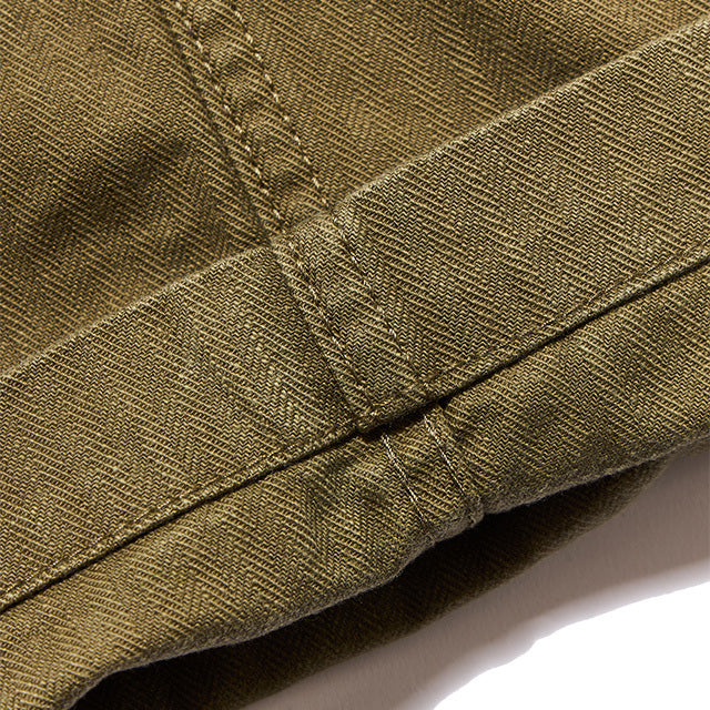 [LP-1179-OLV] Sulfur Dyed Herringbone Work Pants-Olive