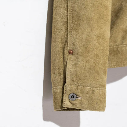 HORSE ROUGHOUT WWII TYPE JEAN JACKET ~ Spring Edition ~:KHAKI