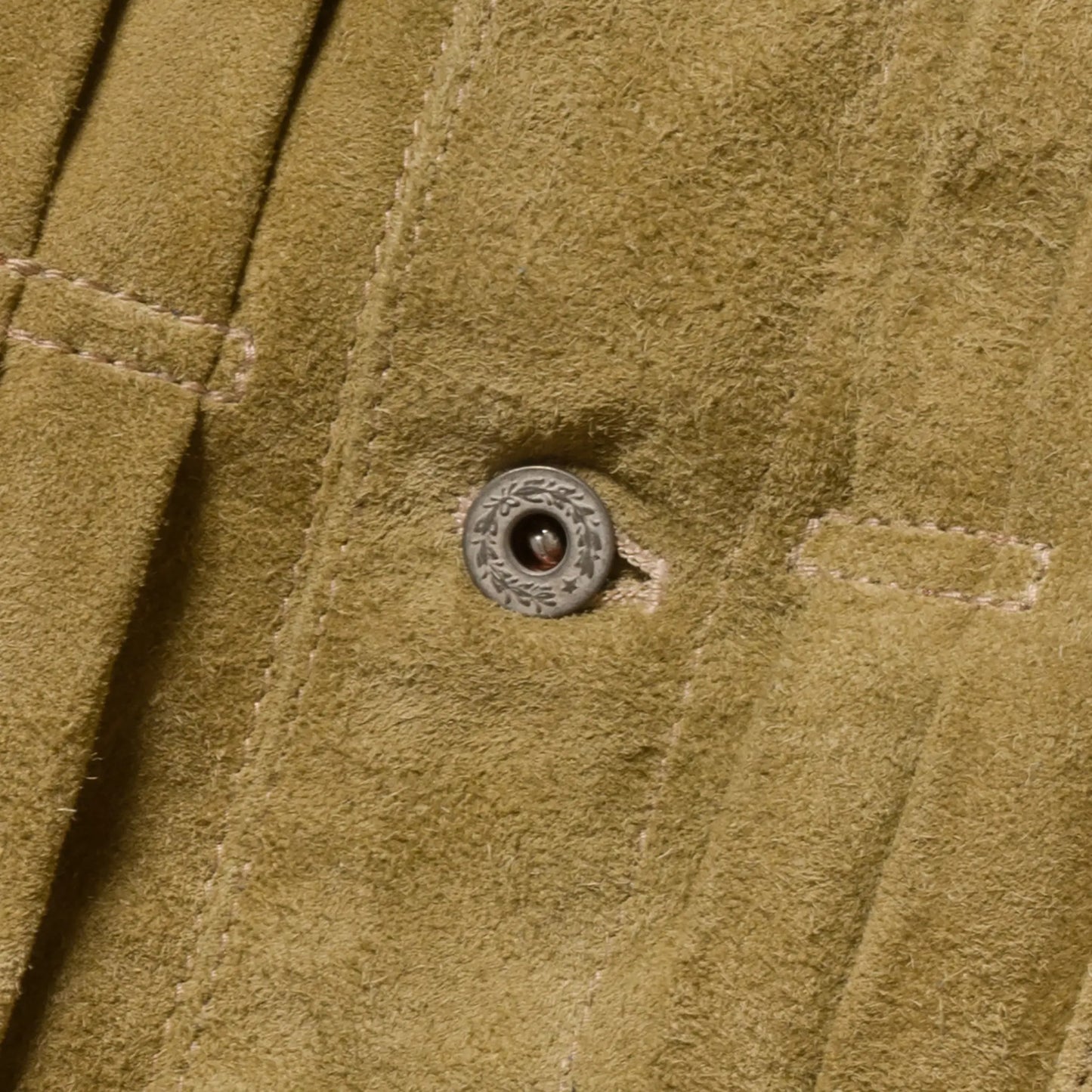 HORSE ROUGHOUT WWII TYPE JEAN JACKET ~ Spring Edition ~:KHAKI
