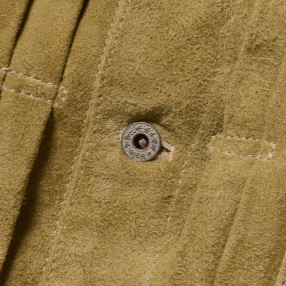 HORSE ROUGHOUT WWII TYPE JEAN JACKET ~ Spring Edition ~:KHAKI