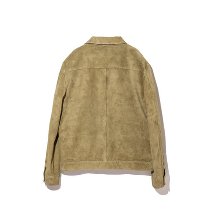 HORSE ROUGHOUT WWII TYPE JEAN JACKET ~ Spring Edition ~:KHAKI
