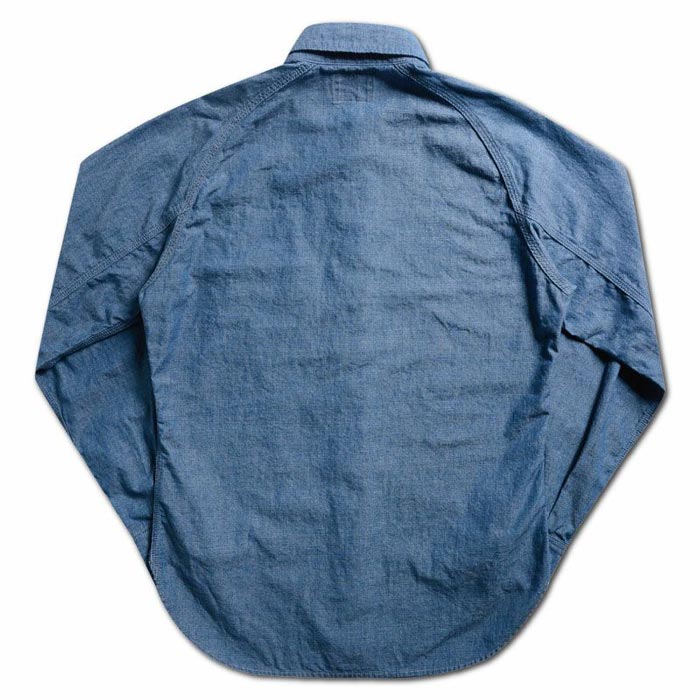 デラックスウエア 7644A DELUXE CHAMBRAY デラックス シャンブレー IND.GSP メンズ 長袖 シャンブレーシャツ