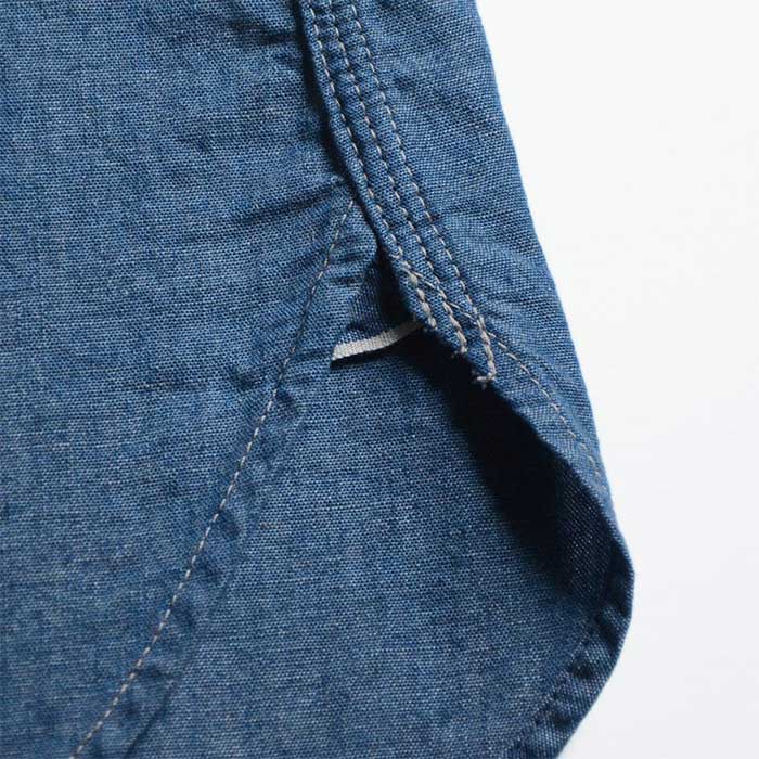 デラックスウエア 7644A DELUXE CHAMBRAY デラックス シャンブレー IND.GSP メンズ 長袖 シャンブレーシャツ