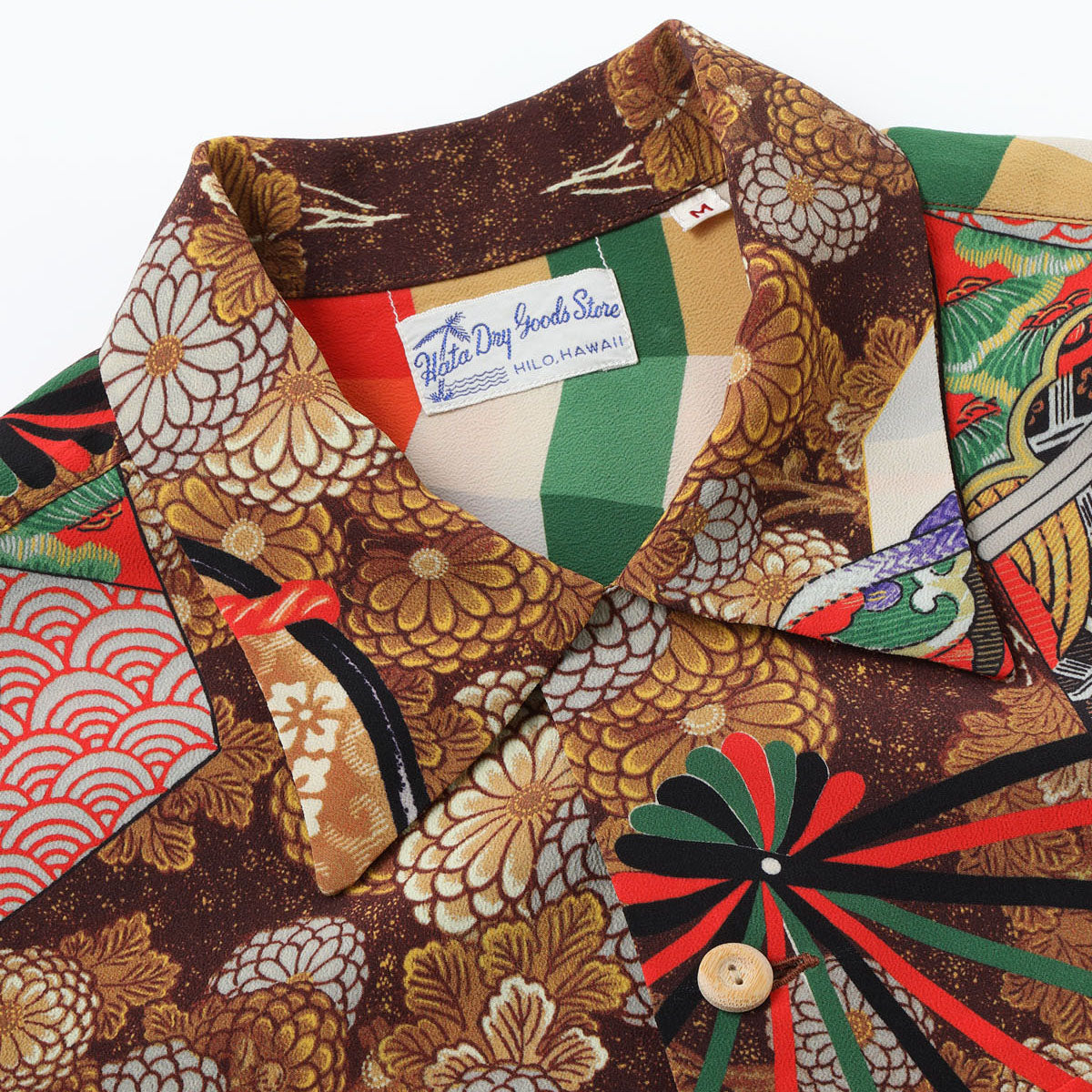 サンサーフ Lot No. SS39271 SUN SURF SPECIAL EDITION “MIKAGURA” ブラウン メンズ レーヨン アロハシャツ