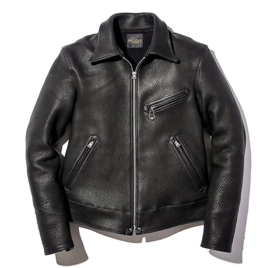ファインクリークレザーアンドコー ACJK050 Lindbergh Deer リンドバーグ ディア ブラック メンズ レザージャケット 5周年限定アイテム