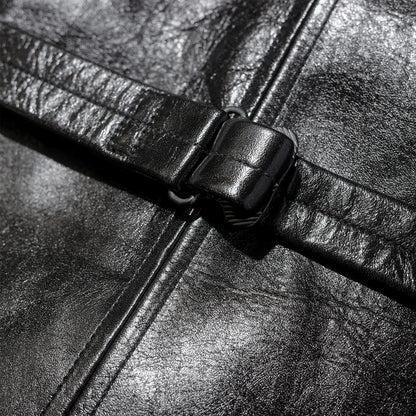 ファインクリークレザーアンドコー ACVE002 Jefferson ジェファーソン ブラック メンズ ホースハイド レザー ベスト