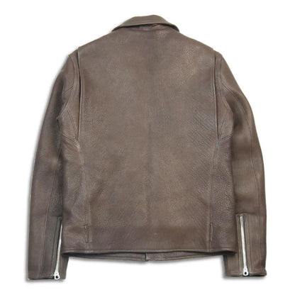 ファインクリークレザーアンドコー ACJK045 5th FINE CREEK&CO - LEON custom Deer ブラウン 5周年記念 レオン ディア メンズ レザージャケット